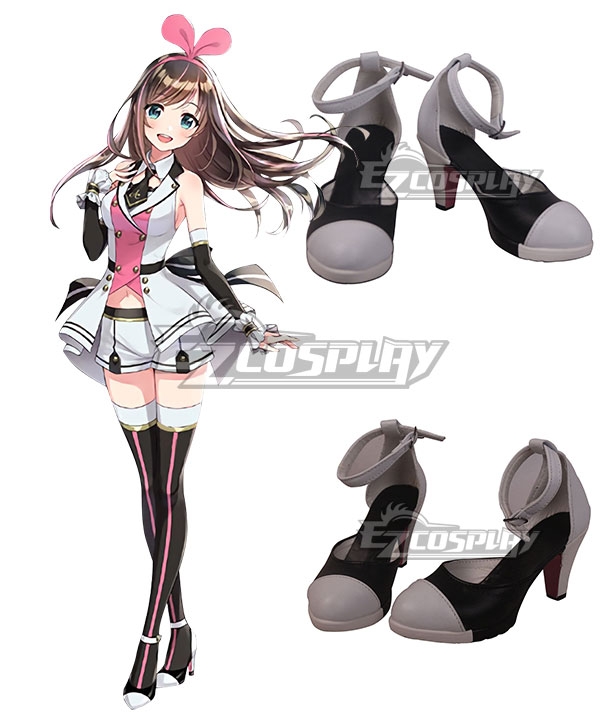 

YouTuber Kizuna AI A.I.Channel White Black Cosplay Shoes