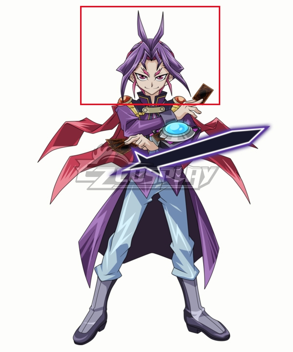 

Yu-Gi-Oh! ARC-V Yuri Purple Cosplay Wig
