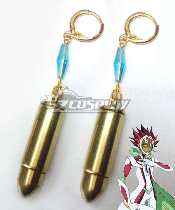 

Yu-Gi-Oh! VRAINS Revolver Roken Kogami Earrings Cosplay Accessory Prop
