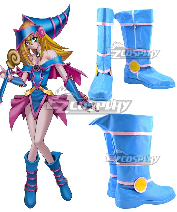 

Yu-Gi-Oh! Yugioh Dark Magician Girl Blue Shoes Cosplay Boots
