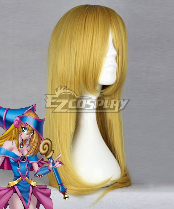 Yu-Gi-Oh! Yugioh Dark Magician Girl Golden Cosplay Wig