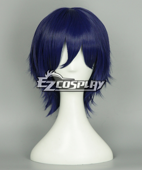 LoveLive! Genderswapped Umi Sonoda Blue Cosplay Wig - 348FX