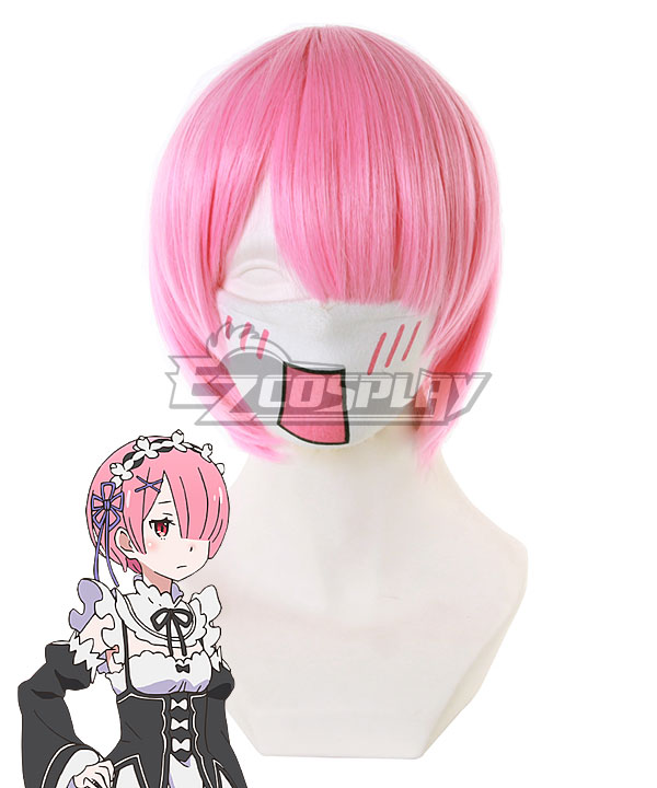Re: Life In A Different World From Zero Ram Pink Cosplay Wig 400D
