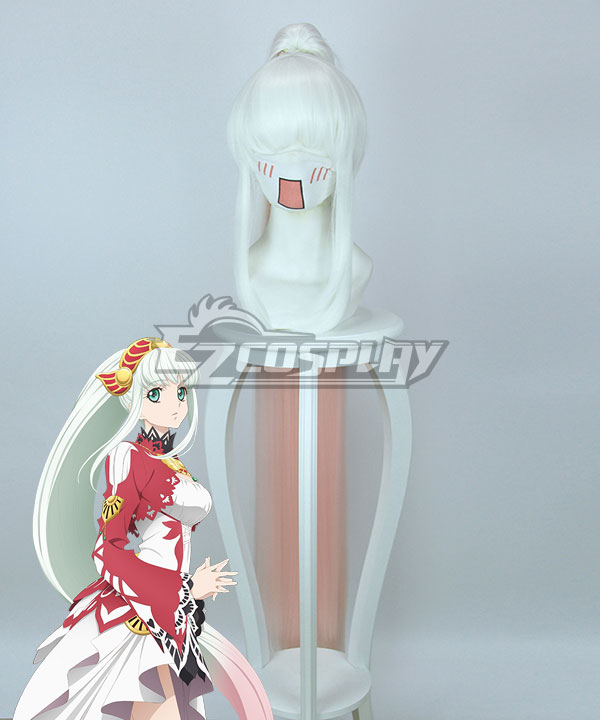 Tales of Zestiria the X Lailah White Pink Cosplay Wig