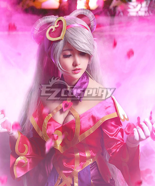 League of Legends LOL Sweetheart Sona Maven of the Strings Gray Cosplay Wig 331B