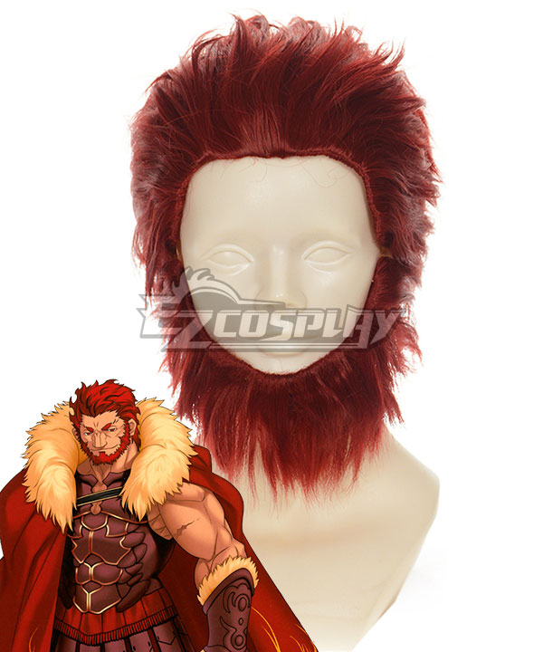 Fate Zero Rider Conquestor Alexander Red Cosplay Wig