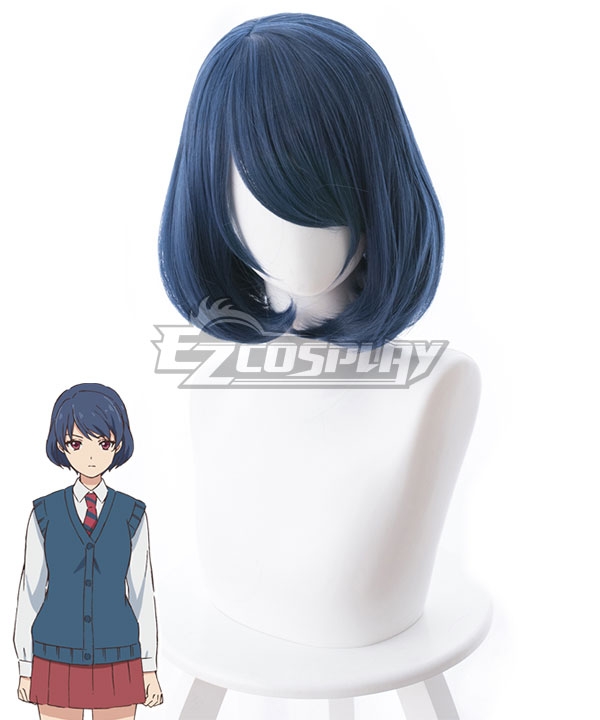 Domestic Girlfriend Domesutikku na Kanojo Rui Tachibana Dark Blue Cosplay Wig - 482A