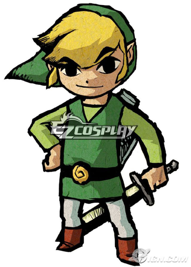 

The Legend of Zelda Windwaker Cartoon Zelda Cosplay Costume