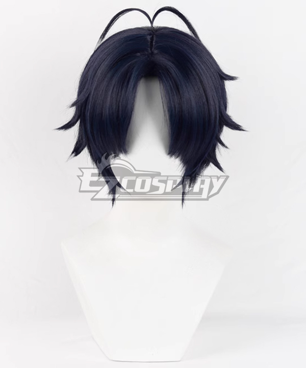 Zenless Zone Zero Asaba Harumasa Black Cosplay Wig