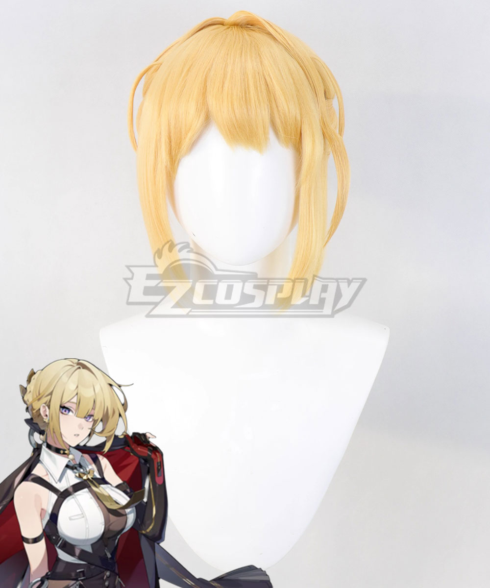 Zenless Zone Zero Evelyn Chevalier Golden Cosplay Wig