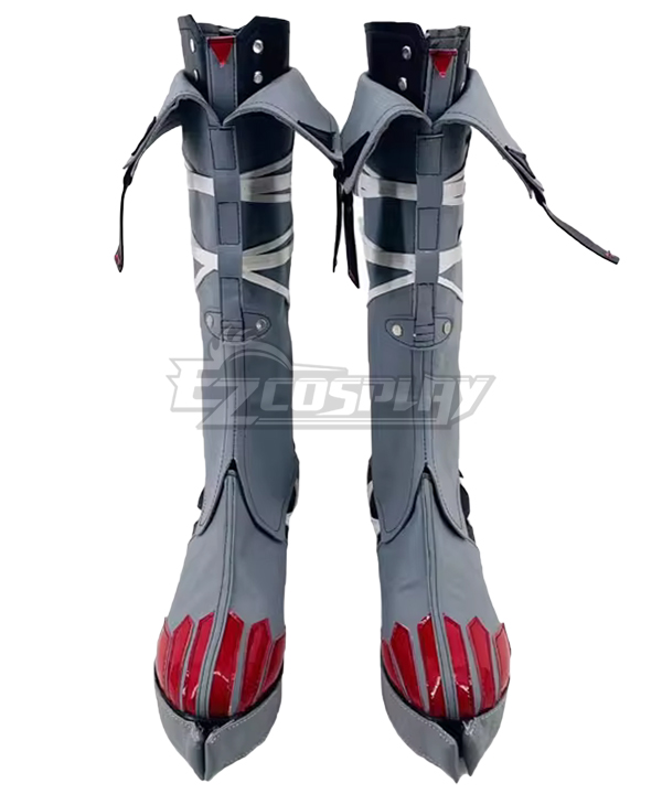 Zenless Zone Zero Jane Doe Grey Shoes Cosplay Boots