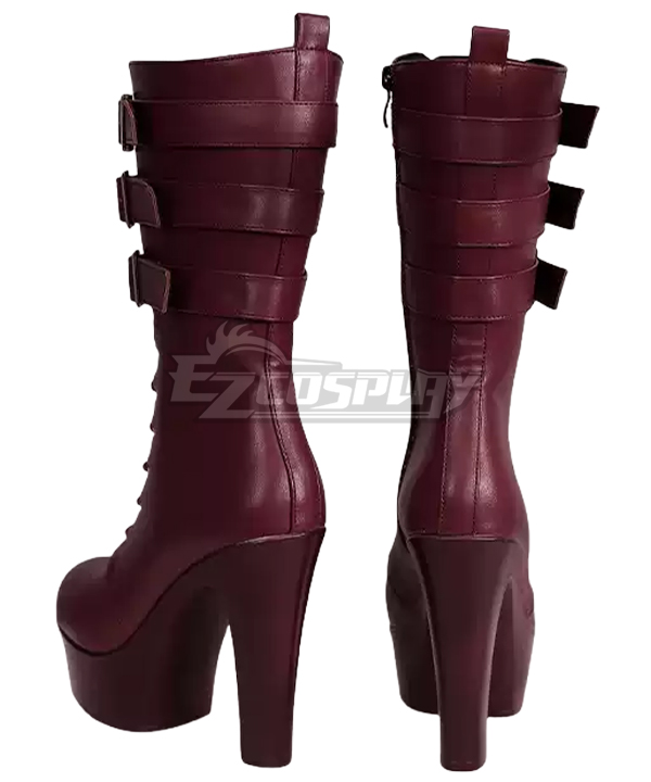 Zenless Zone Zero Ukinami Yuzuha Black Shoes Cosplay Boots