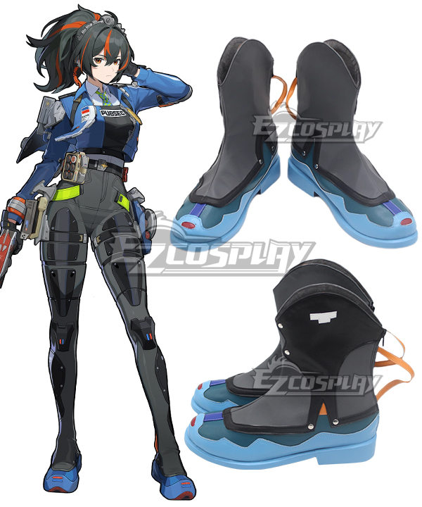 Zenless Zone Zero Zhu Yuan Cosplay Shoes