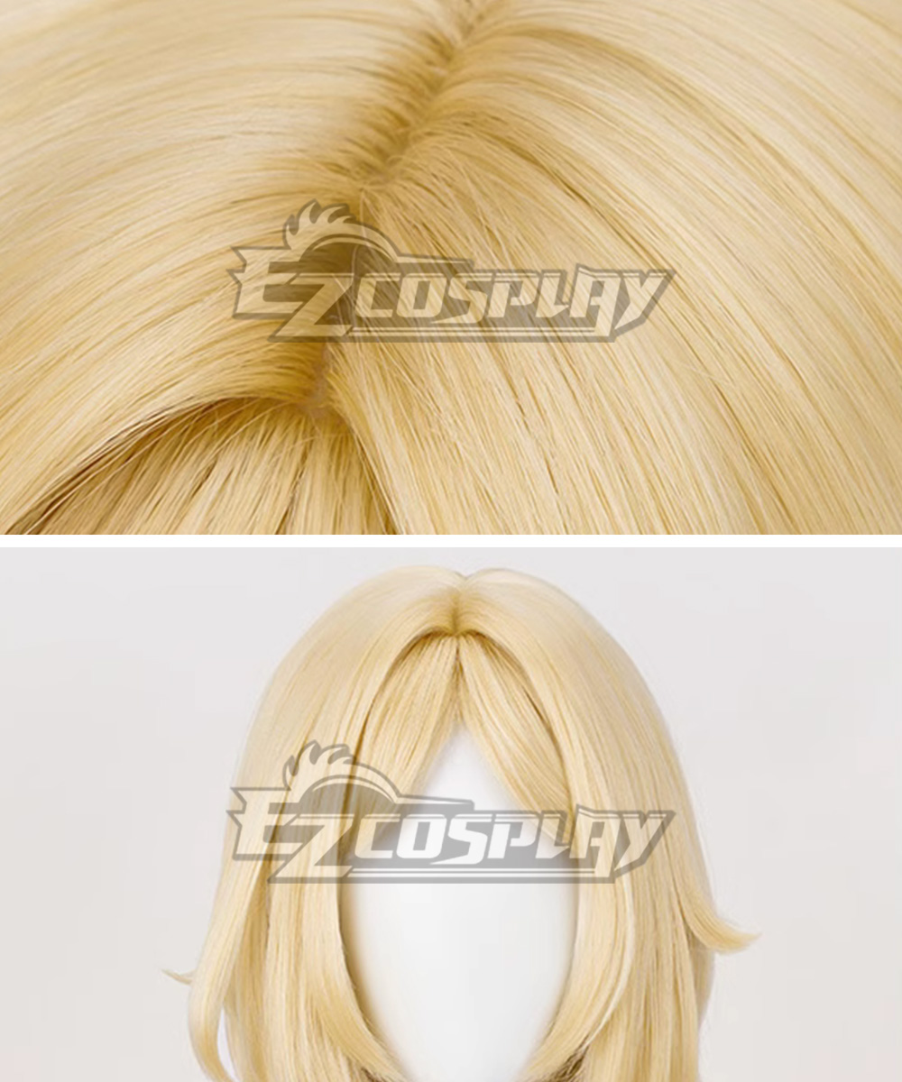 Zenless Zone Zero ZZZ Trigger Golden Cosplay Wig