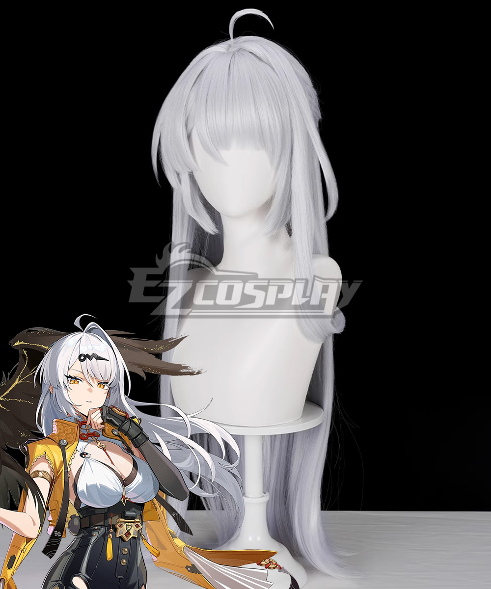 Zenless Zone Zero ZZZ Yixuan White Cosplay Wig