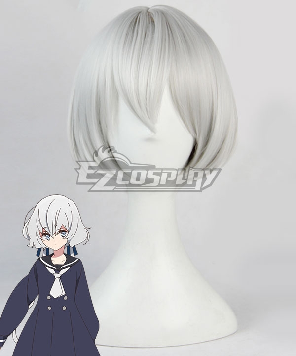 

Zombieland Saga Konno Junko Silver White Cosplay Wig