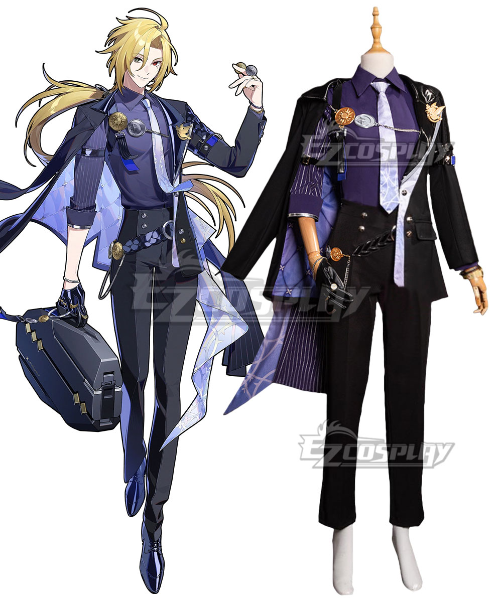 Zenless Zone Zero ZZZ Hugo Vlad Black Cosplay Costume