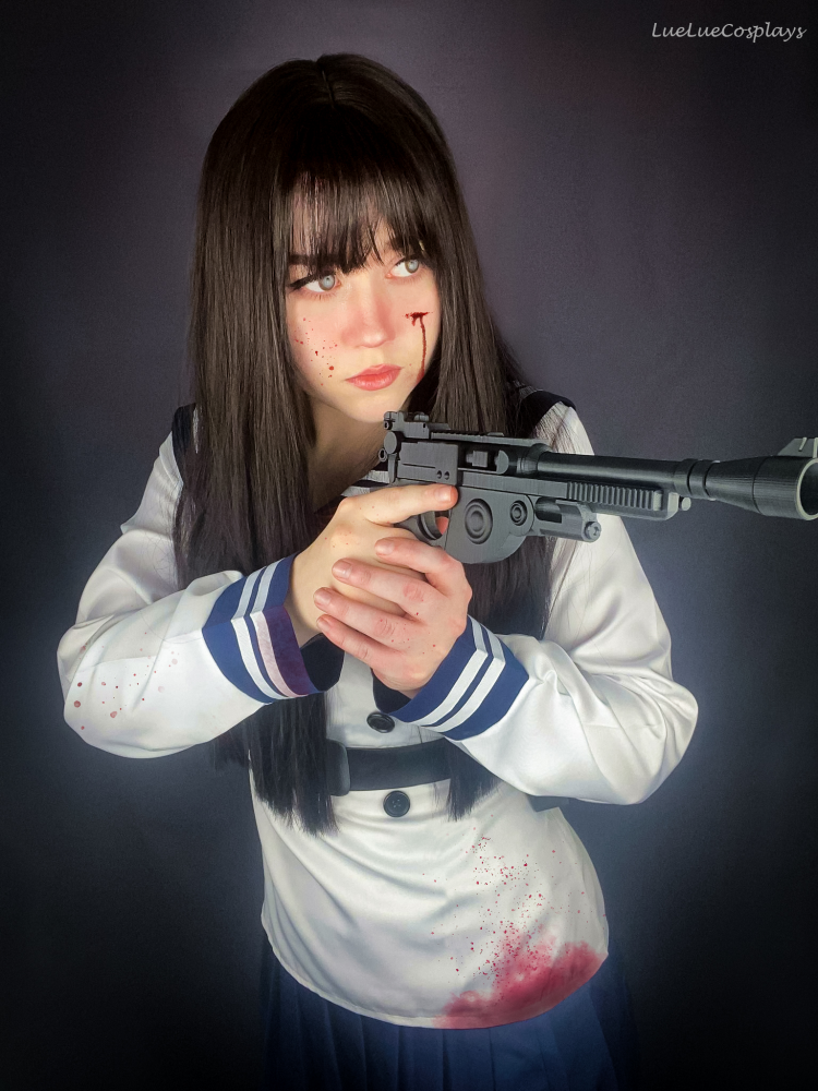 Yuri Honjo Cosplay from High Rise Invasion by LueLueCosplays