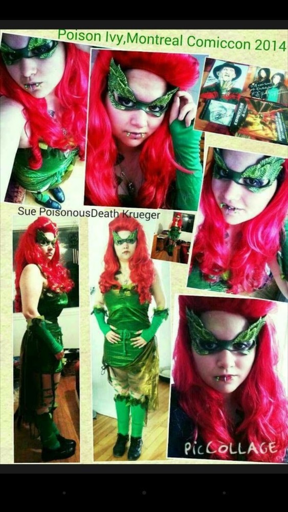 myself as Poison Ivy for the Montreal Comiccon :)