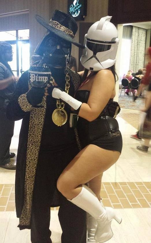 Pimp Darth Vader and his Clone trooper.