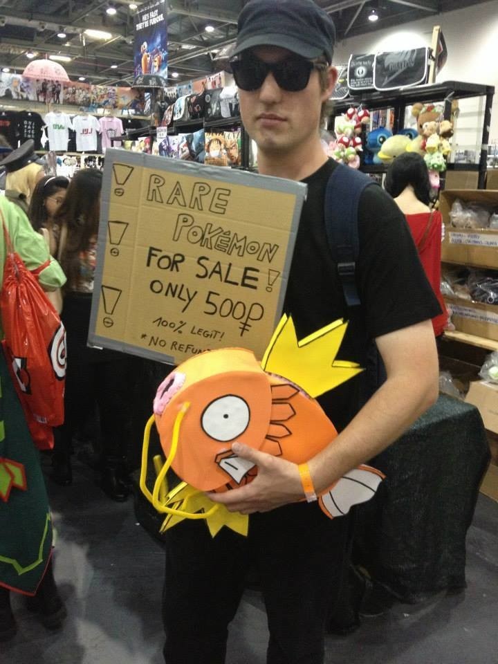 Totally legit salesman of rare pokì?mon