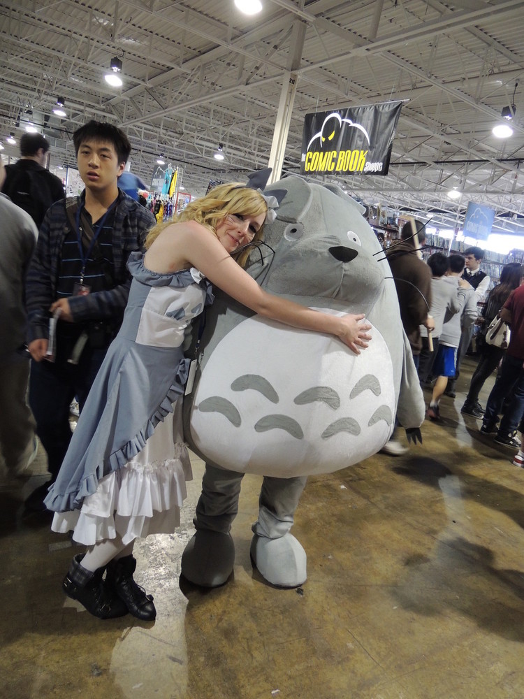 Totoro hugs