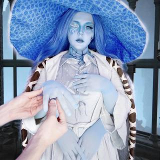 Ranni the Snow Witch from Elden Ring Costume, Carbon Costume