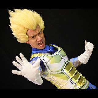 Dragon Ball Super Vegeta SSJ Golden Cosplay Wig